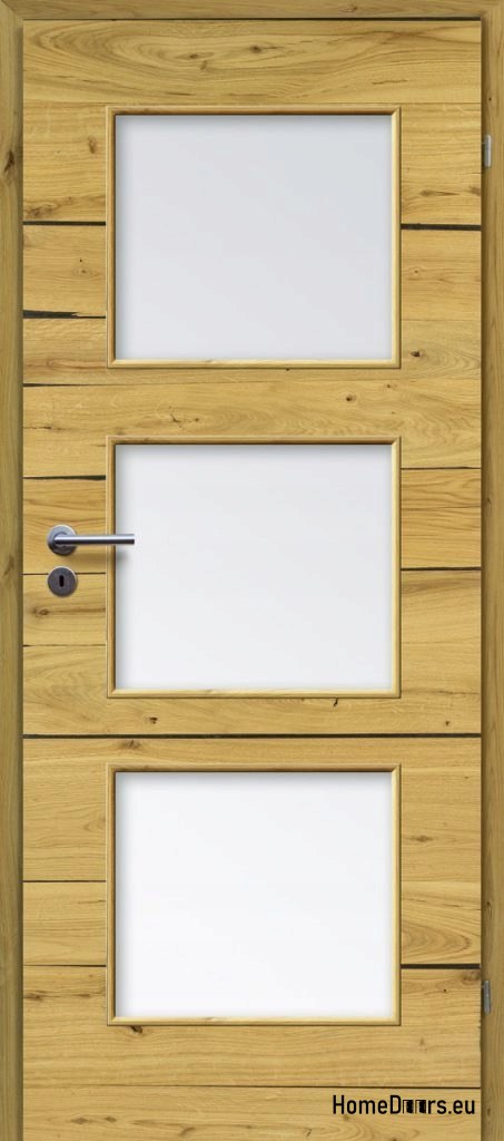 DRZWI WEWNĘTRZNE MODERN 04H DĄB CRACK 80