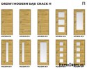 DRZWI WEWNĘTRZNE MODERN 02H DĄB CRACK 80