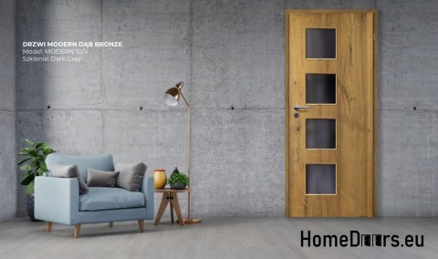 DRZWI WEWNĘTRZNE MODERN 10V JESION SĘKATY 90