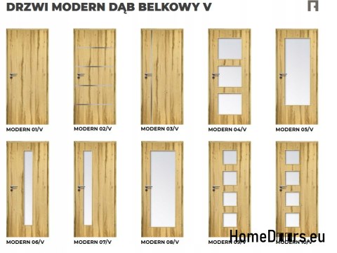 DRZWI WEWNĘTRZNE MODERN 01V DĄB BELKOWY 60 DRZWI WEWNĘTRZNE MODERN 01V DĄB BELKOWY 60