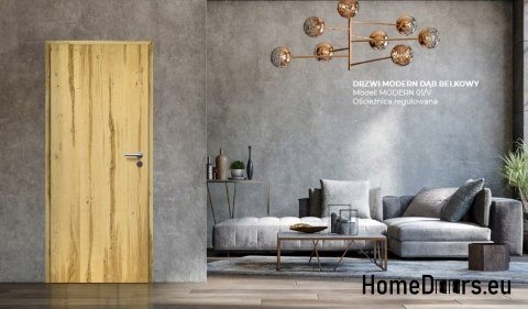 DRZWI WEWNĘTRZNE MODERN 01V DĄB BELKOWY 90 cm
