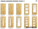 DRZWI WEWNĘTRZNE MODERN 01V ŚWIERK STARY 70