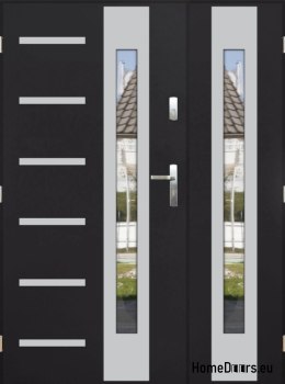 Porta a due ante con specchio spessore 72 mm 150 L