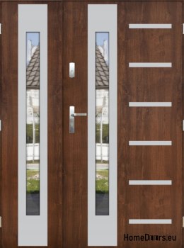 Porta a due ante con specchio spessore 72 mm 150 P
