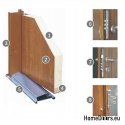 Specchietto retrovisore porta d'ingresso W-5 NERO 70/80/90/100