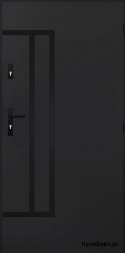Porta esterna cieca A-8 NERO 70/80/90/100