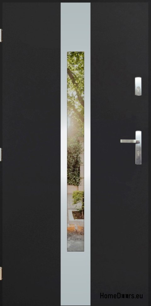 Porta esterna con specchio W-11 INOX 70/80/90/100 Porta esterna con specchio W-11 INOX 70/80/90/100