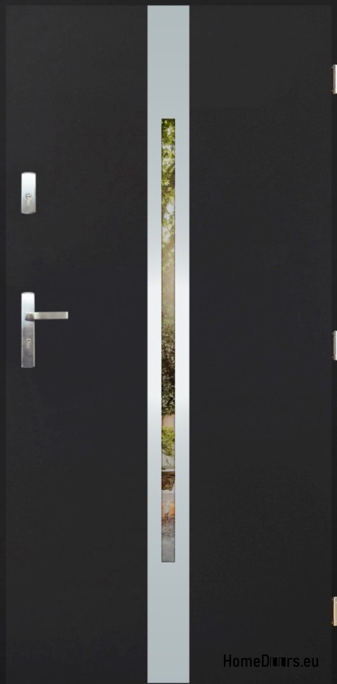 Porta esterna con specchio W-13 INOX 70/80/90/100 Porta esterna con specchio W-13 INOX 70/80/90/100