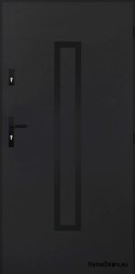 Porta esterna cieca A-10 NERO 70/80/90/100