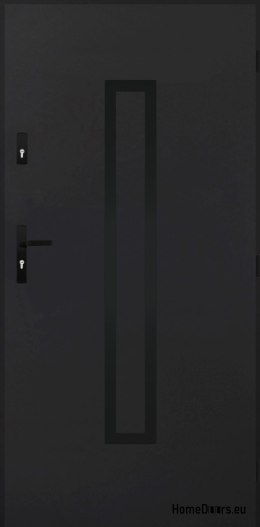 Porta esterna cieca A-10 NERO 70/80/90/100