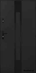 Porta esterna cieca A-11 NERO 70/80/90/100