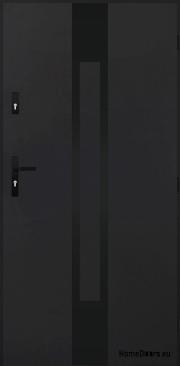 Porta esterna cieca A-11 NERO 70/80/90/100