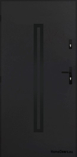 Porta esterna cieca A-12 NERO 70/80/90/100
