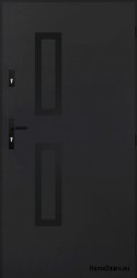 Porta esterna cieca A-9 NERO 70/80/90/100
