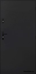 Porte esterne cieche FLAT BLACK 70/80/90/100