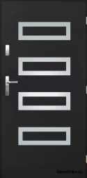 Porta esterna cieca A-6 INOX 70/80/90/100