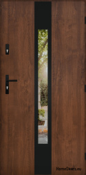 Specchietto retrovisore porta d'ingresso W-11 NERO 70/80/90/100