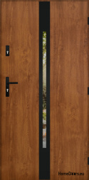 Specchietto retrovisore porta d'ingresso W-13 NERO 70/80/90/100