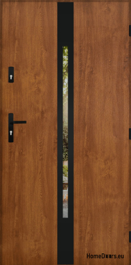 Specchietto retrovisore porta d'ingresso W-13 NERO 70/80/90/100