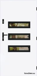 Specchietto retrovisore porta d'ingresso W-4 NERO 70/80/90/100