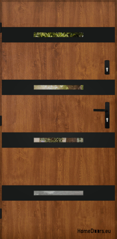 Specchietto retrovisore porta d'ingresso W-7 NERO 70/80/90/100 Specchietto retrovisore porta d'ingresso W-7 NERO 70/80/90/100