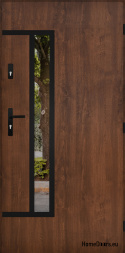 Specchietto retrovisore porta d'ingresso W-8 NERO 70/80/90/100