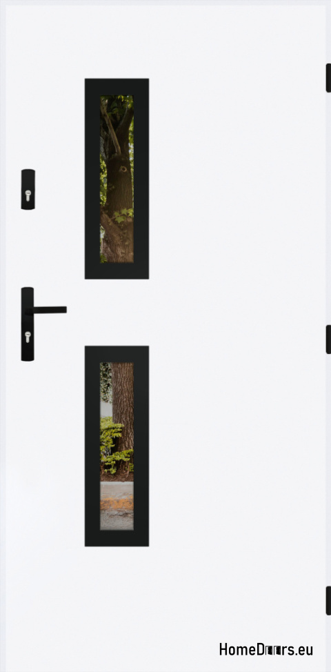 Specchietto retrovisore porta d'ingresso W-9 NERO 70/80/90/100 Specchietto retrovisore porta d'ingresso W-9 NERO 70/80/90/100