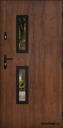 Specchietto retrovisore porta d'ingresso W-9 NERO 70/80/90/100