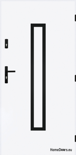 Porta esterna cieca A-10 NERO 70/80/90/100