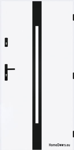 Porta esterna cieca A-13 NERO 70/80/90/100