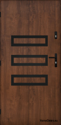 Porta esterna cieca A-4 NERO 70/80/90/100