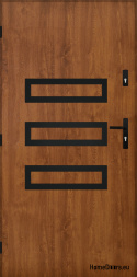 Porta esterna cieca A-4 NERO 70/80/90/100