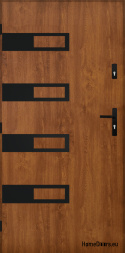 Porta esterna cieca A-5 NERO 70/80/90/100