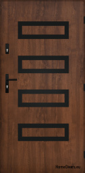 Porta esterna cieca A-6 NERO 70/80/90/100