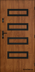 Porta esterna cieca A-6 NERO 70/80/90/100