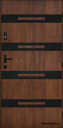 Porta esterna cieca A-7 NERO 70/80/90/100