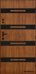 Porta esterna cieca A-7 NERO 70/80/90/100