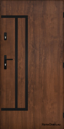 Porta esterna cieca A-8 NERO 70/80/90/100