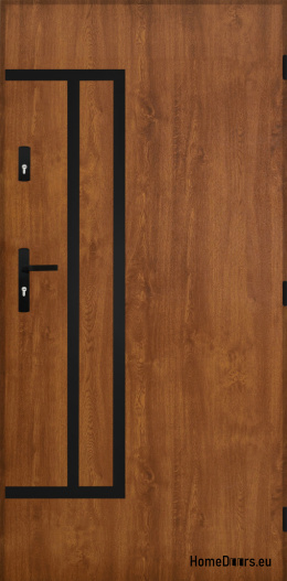 Porta esterna cieca A-8 NERO 70/80/90/100