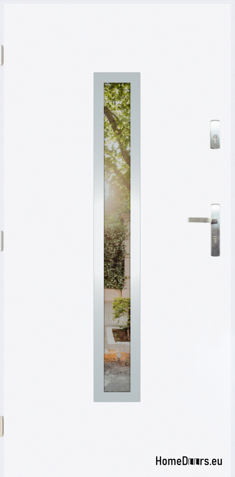 Porta esterna con specchio W-10 INOX 70/80/90/100 Porta esterna con specchio W-10 INOX 70/80/90/100