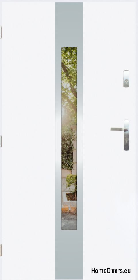 Porta esterna con specchio W-11 INOX 70/80/90/100 Porta esterna con specchio W-11 INOX 70/80/90/100