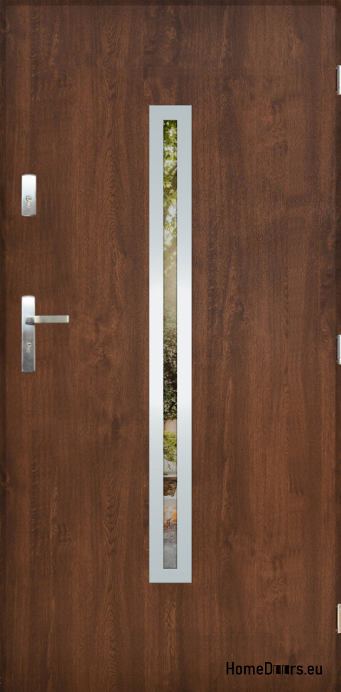 Porta esterna con specchio W-12 INOX 70/80/90/100 Porta esterna con specchio W-12 INOX 70/80/90/100