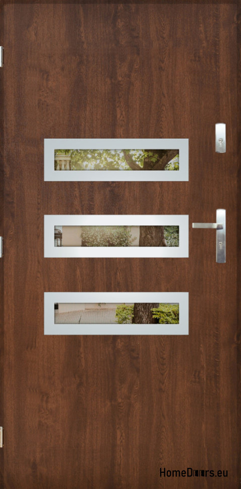 Porta esterna con specchio W-4 INOX 70/80/90/100 Porta esterna con specchio W-4 INOX 70/80/90/100