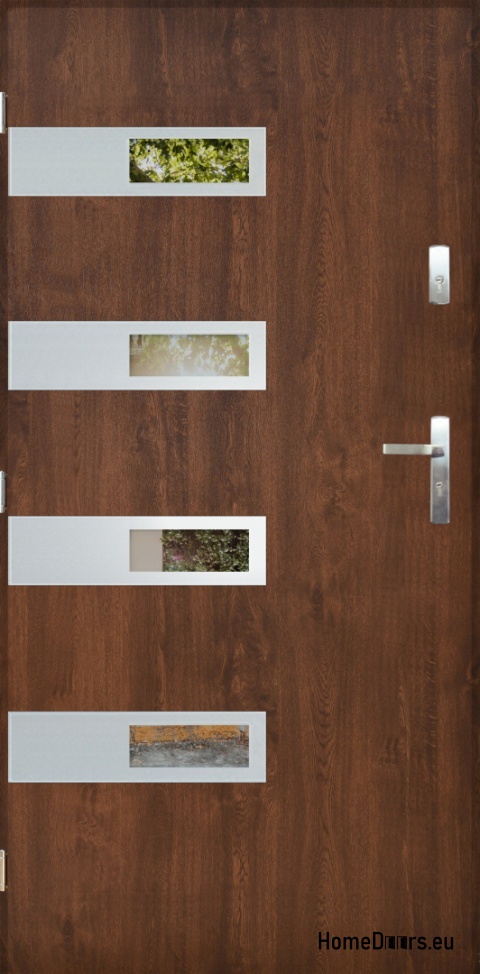 Porta esterna con specchio W-5 INOX 70/80/90/100 Porta esterna con specchio W-5 INOX 70/80/90/100