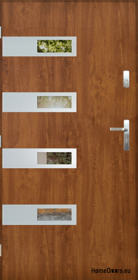 Porta esterna con specchio W-5 INOX 70/80/90/100 Porta esterna con specchio W-5 INOX 70/80/90/100
