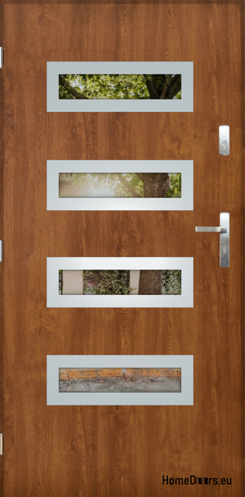 Porta esterna con specchio W-6 INOX 70/80/90/100 Porta esterna con specchio W-6 INOX 70/80/90/100