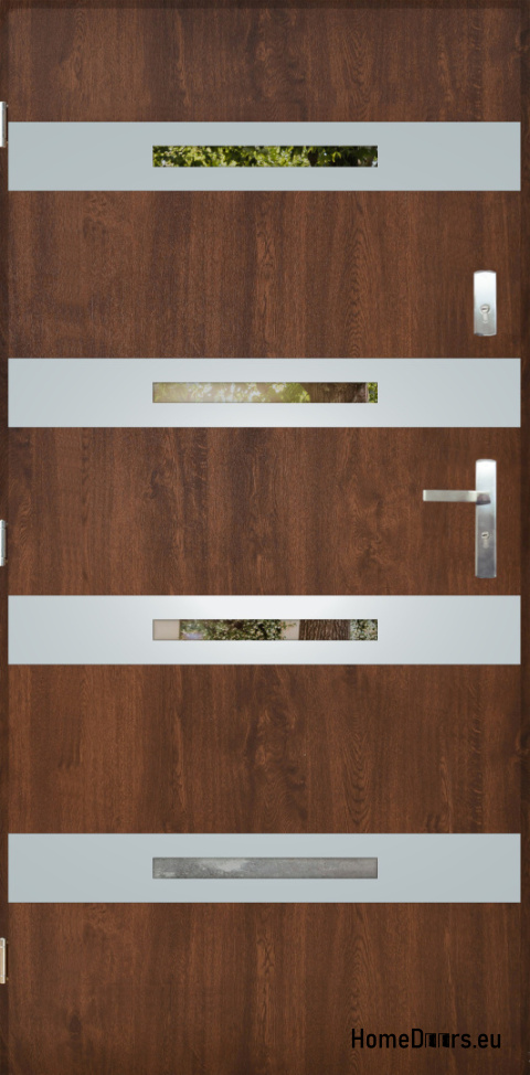 Porta esterna con specchio W-7 INOX 70/80/90/100 Porta esterna con specchio W-7 INOX 70/80/90/100