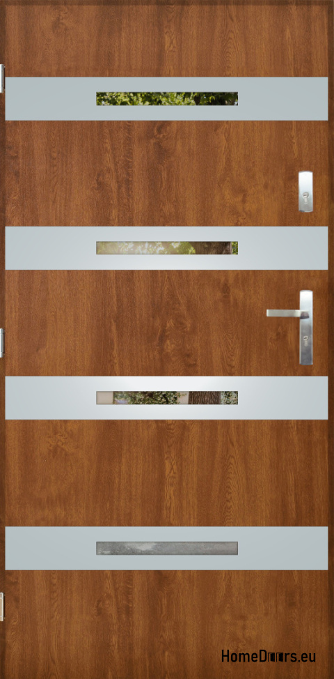 Porta esterna con specchio W-7 INOX 70/80/90/100 Porta esterna con specchio W-7 INOX 70/80/90/100