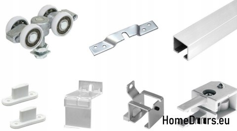 SISTEMA SCORREVOLE PER PORTE A DOPPIA ANTA 3,5 m, 350 cm SISTEMA SCORREVOLE PER PORTE A DOPPIA ANTA 3,5 m, 350 cm