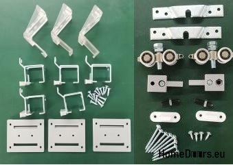 SISTEMA SCORREVOLE PER PORTE A DOPPIA ANTA 3,5 m, 350 cm SISTEMA SCORREVOLE PER PORTE A DOPPIA ANTA 3,5 m, 350 cm